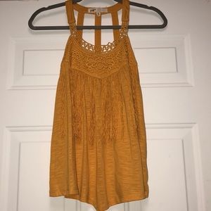 Mustard color tank